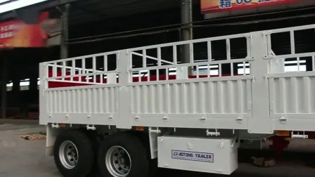 Remolque completo con caja de furgoneta cerrada con barra de tracción de servicio ligero