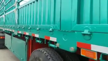 Eje 2/3 de pared lateral resistente/tablero lateral/lado abatible/valla/estaca camión de carga utilitario semirremolque con bloqueo de contenedor
