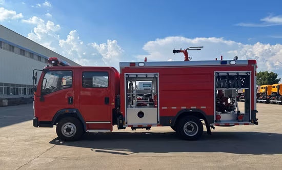 Camión de combate de lucha contra incendios con tanque de agua de espuma HOWO 6X4