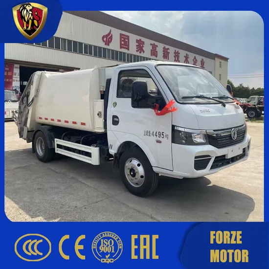 Camión de reciclaje de basura HOWO Isuzu Dongfeng JAC 5 toneladas 8m3 8 metros cúbicos Vehículo de recolección de basura de saneamiento municipal