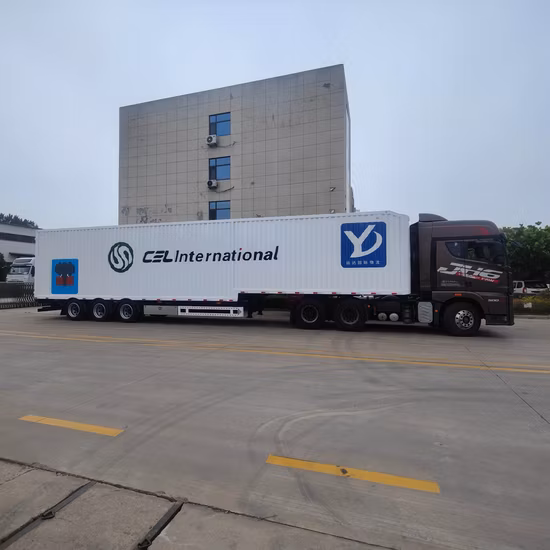 3 ejes 60 toneladas de plataforma plana/Lowboy/esqueleto/camión de envío de contenedores de plataforma plana semirremolque