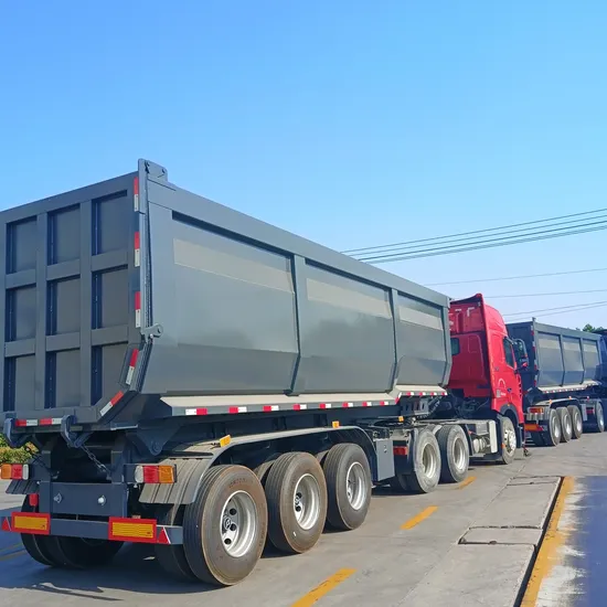 Contenedor de plataforma plana de 3 ejes de alta resistencia y carga a granel multi