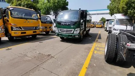Foton 4X2 Lavado al vacío Barrido de calles Limpieza de vehículos Camión barredora