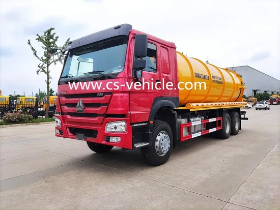 Buen precio 6X4 Camión de aguas residuales al vacío 18cbm 20cbm Camión de succión de aguas residuales