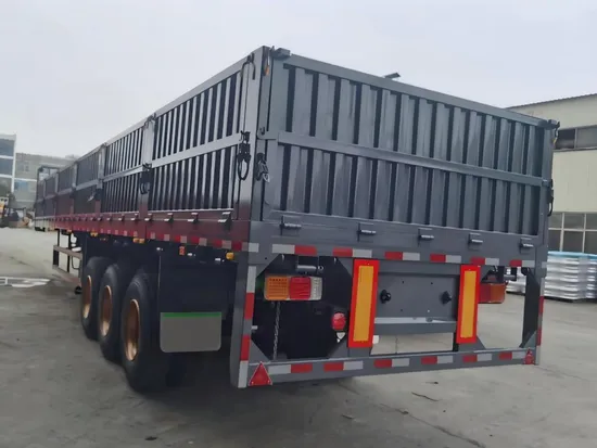 Semirremolque de camión de plataforma plana con plataforma plana para la venta