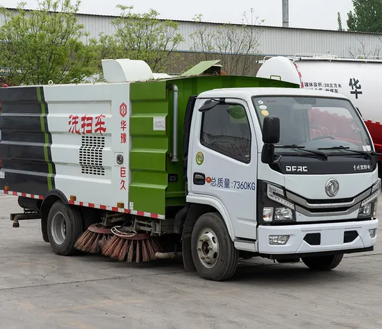 Camión barredor de carreteras de vehículos especiales Dongfeng 4X2 usado a la venta