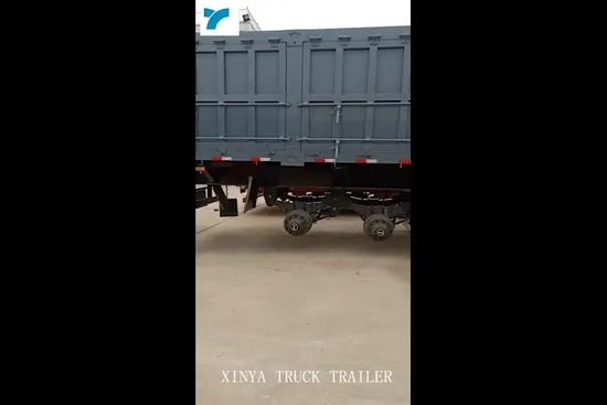 Remolque plano para tractor agrícola Fabricación en China Camión de remolque completo con barra de tracción de 20 pies