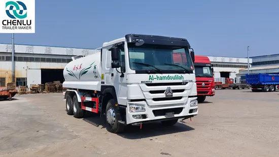 Camión de transporte de limpieza por aspersión con rociadores cisterna Bowser con tanque de agua DFAC Cummins